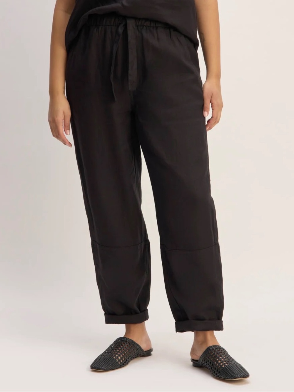 Everlane Linen Pull-on Barrel Pants